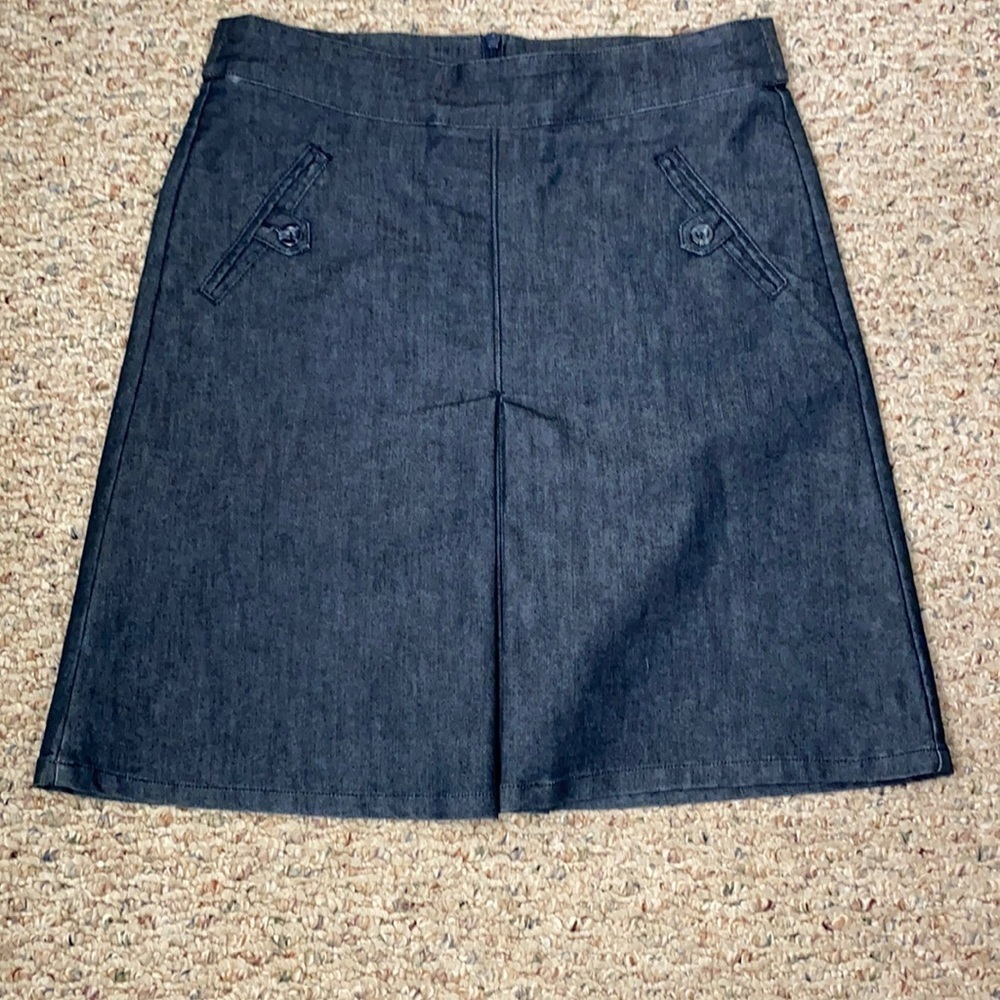 💜Hillard & Hanson blue skirt